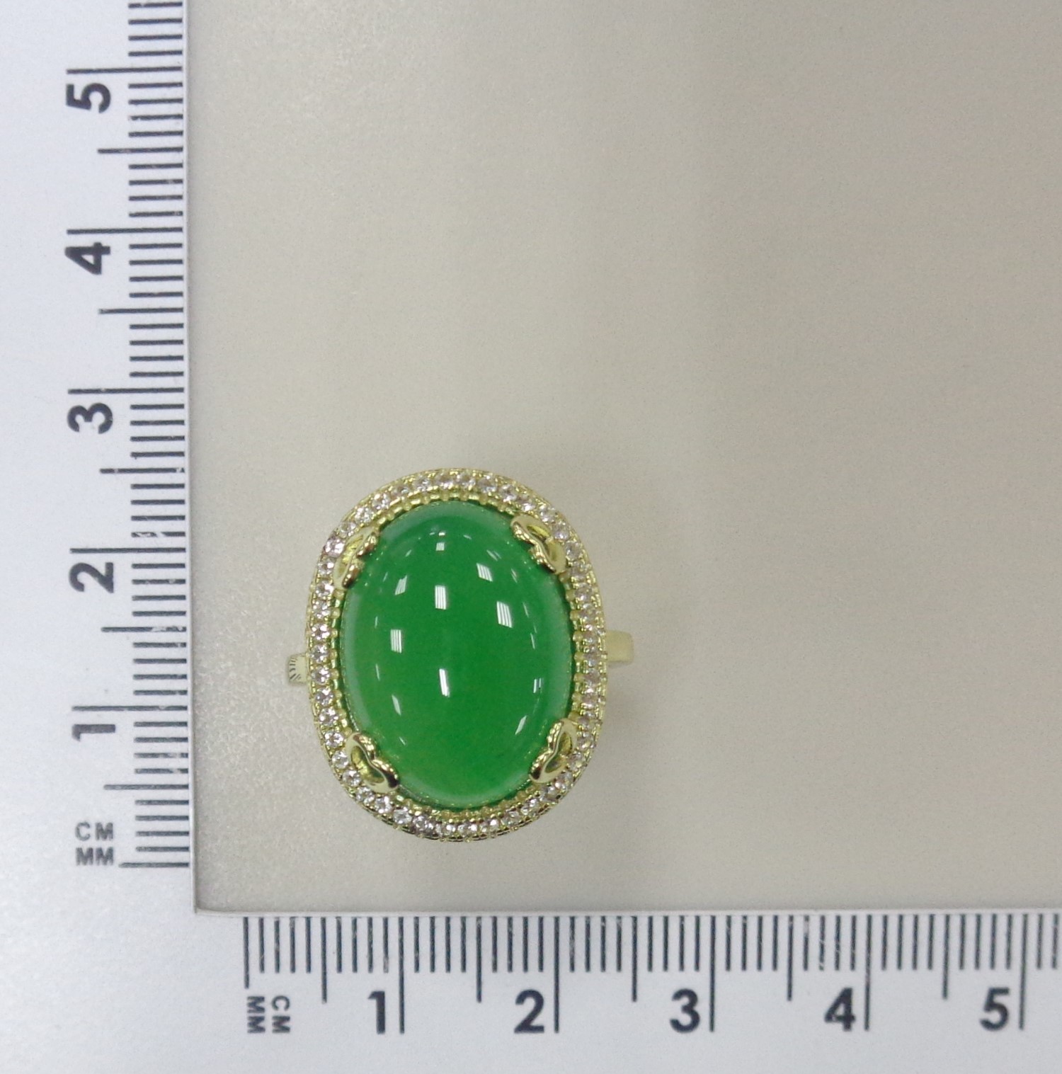 Серебряное кольцо с халцедоном